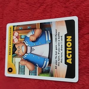 Bear's Enthusiam Yo-Kai Watch Card
